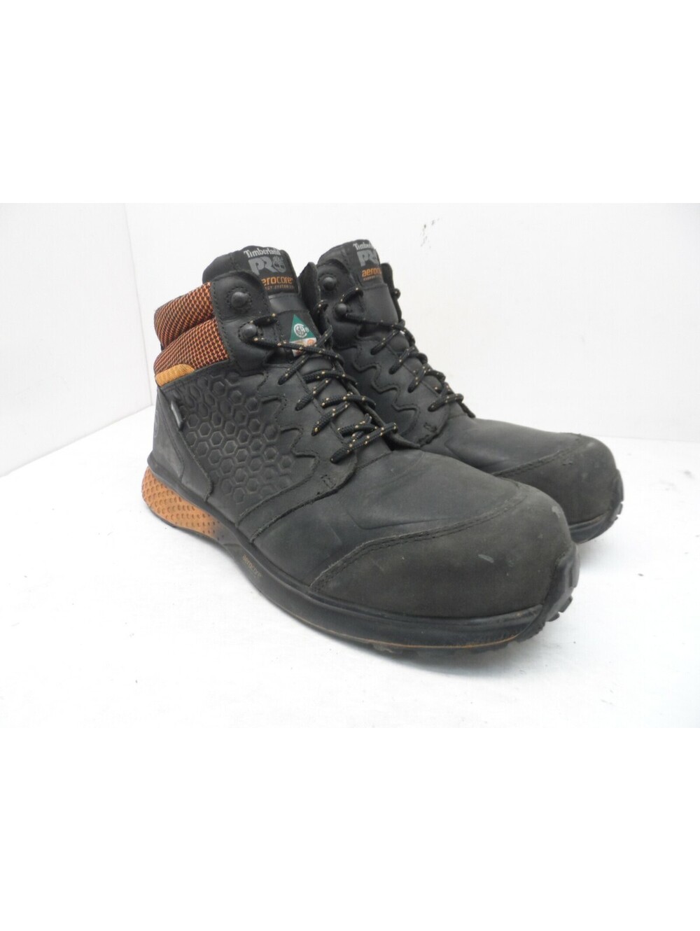 Timberland PRO Men's Mid Reaxion CT Safety Work Boot A21RU Black Size 11W